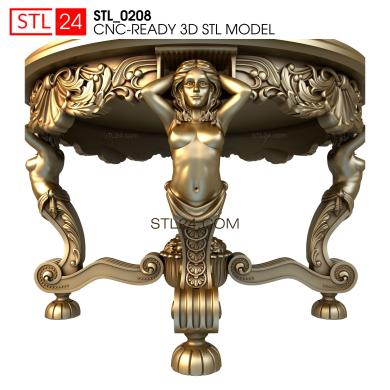 Tables (STL_0208) 3D models for cnc